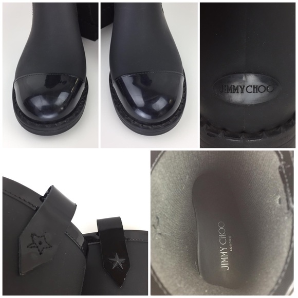 JIMMY CHOO Edie Rain Boot sz11&5 - Picture 8 of 8